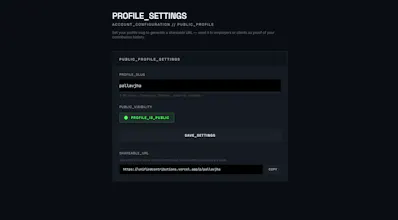 Unified contributions portal gallery image