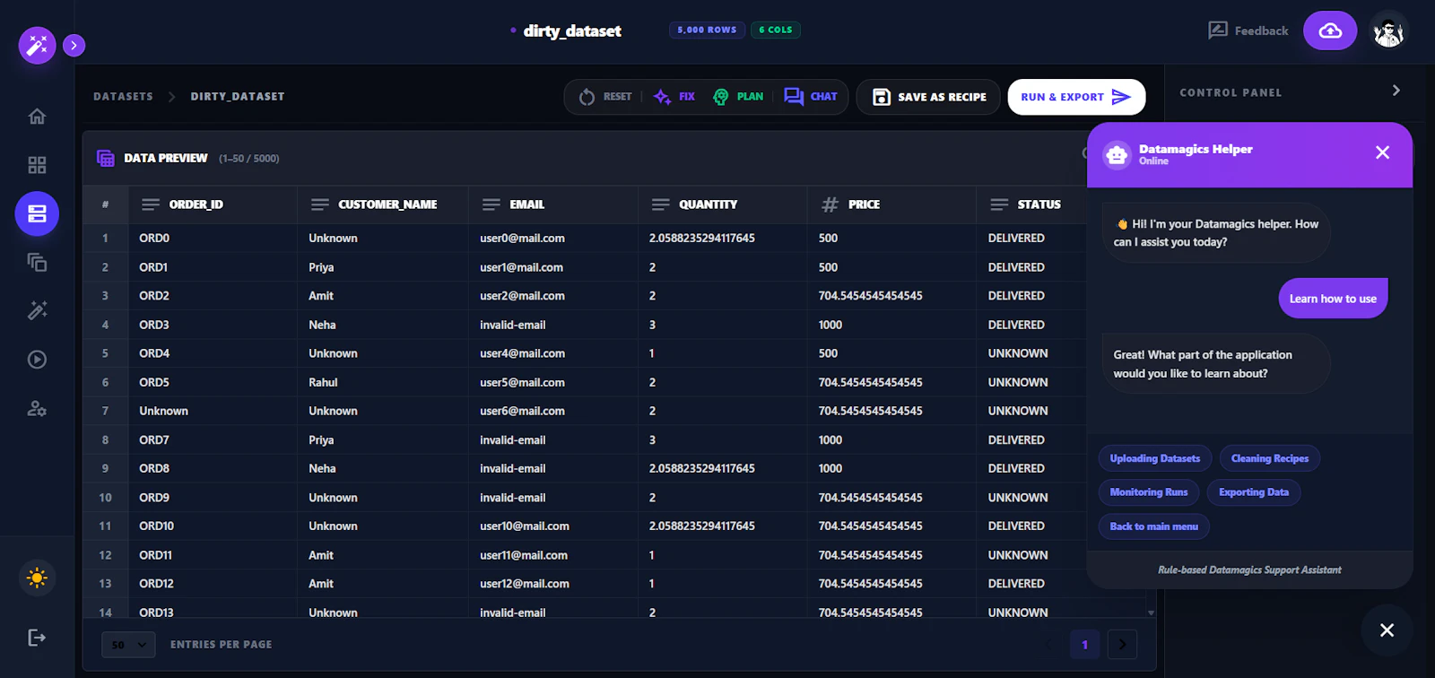 Datamagics screenshot 3