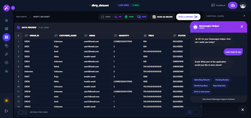 Datamagics screenshot 3