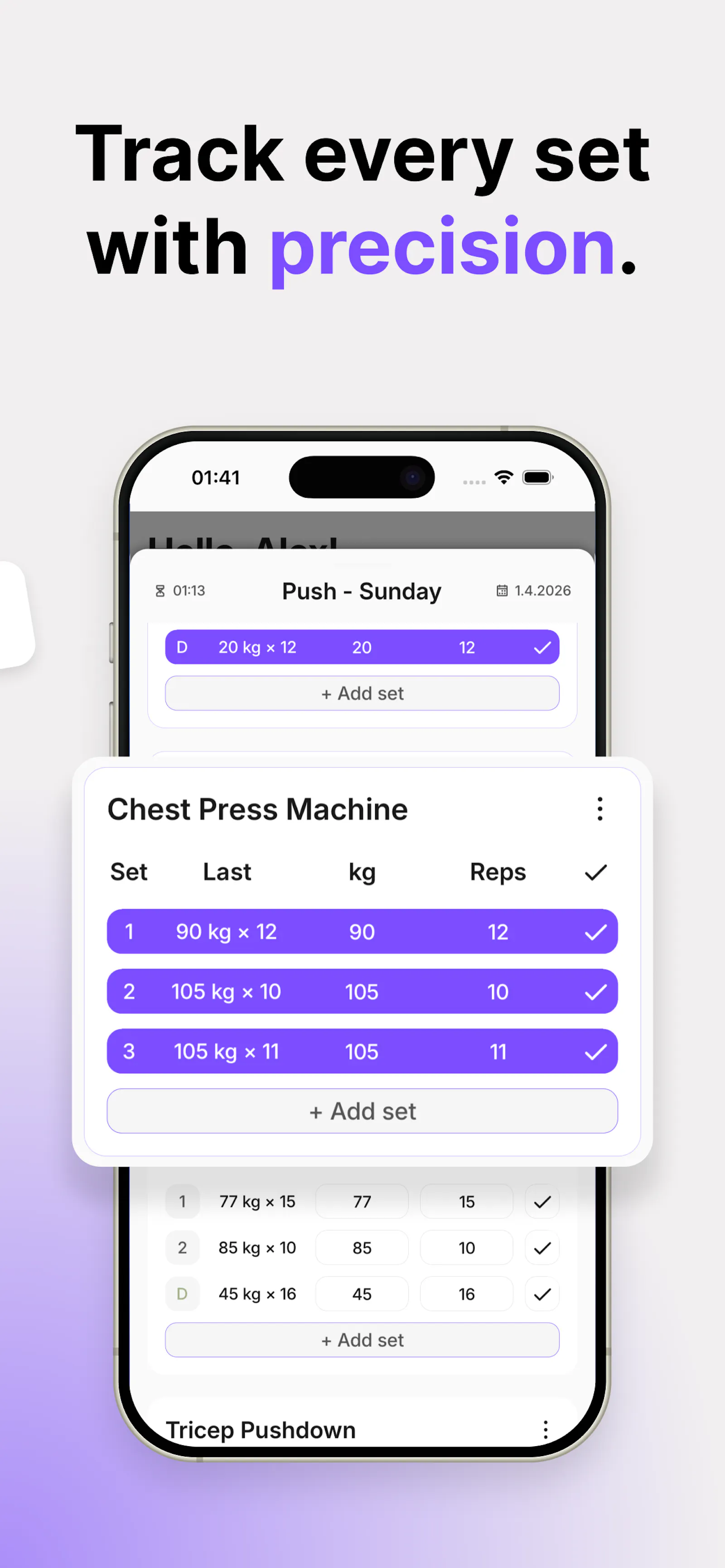 Nouta Gym Workout Tracker screenshot 3