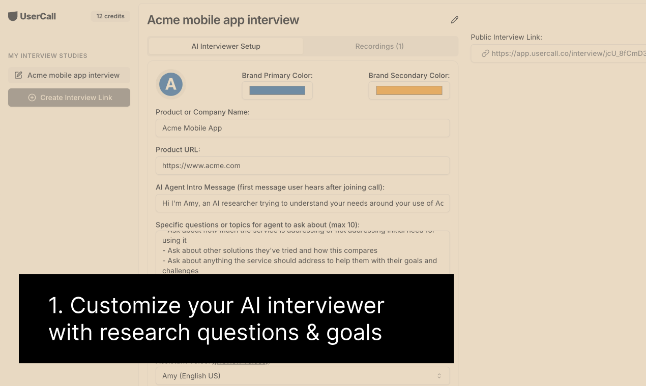 startuptile Usercall-AI Voice User Interviews