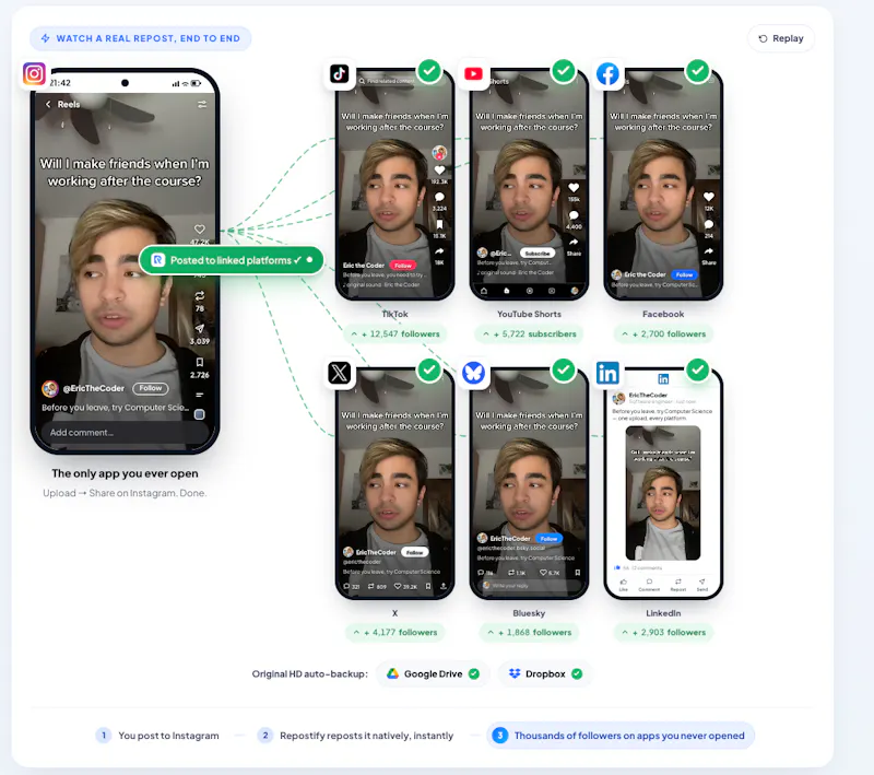  Repostify screenshot 2