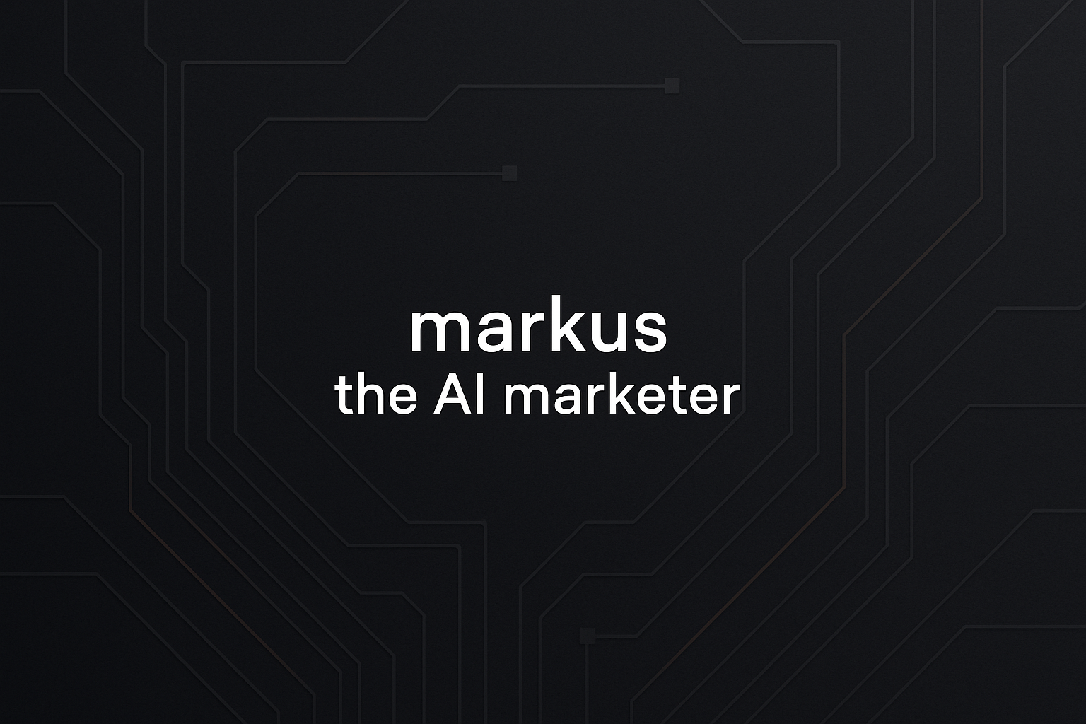 markus the open-source AI marketer