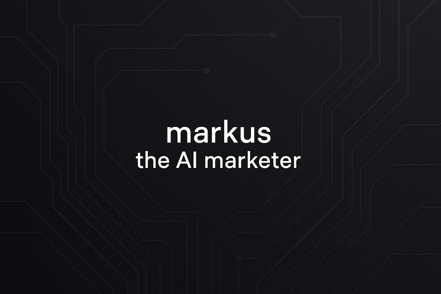 markus the open-source AI marketer