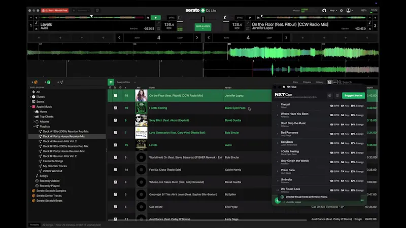 NXTCue screenshot 1 (video preview)