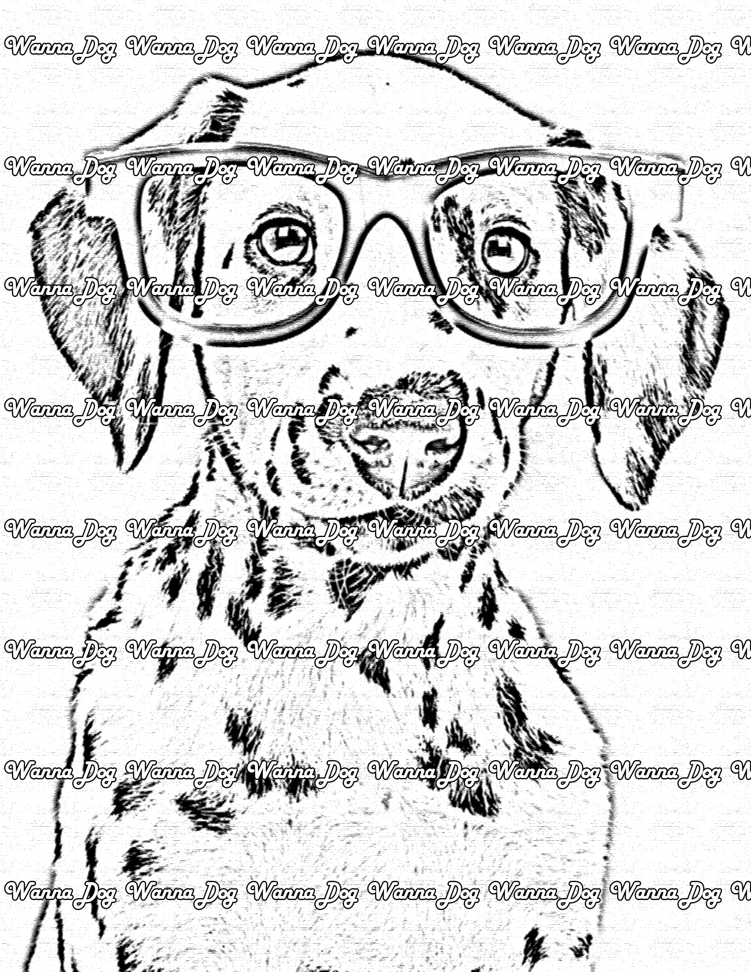 Media WannaDog.com - Sumber terbaik anda untuk halaman pewarna anjing 1