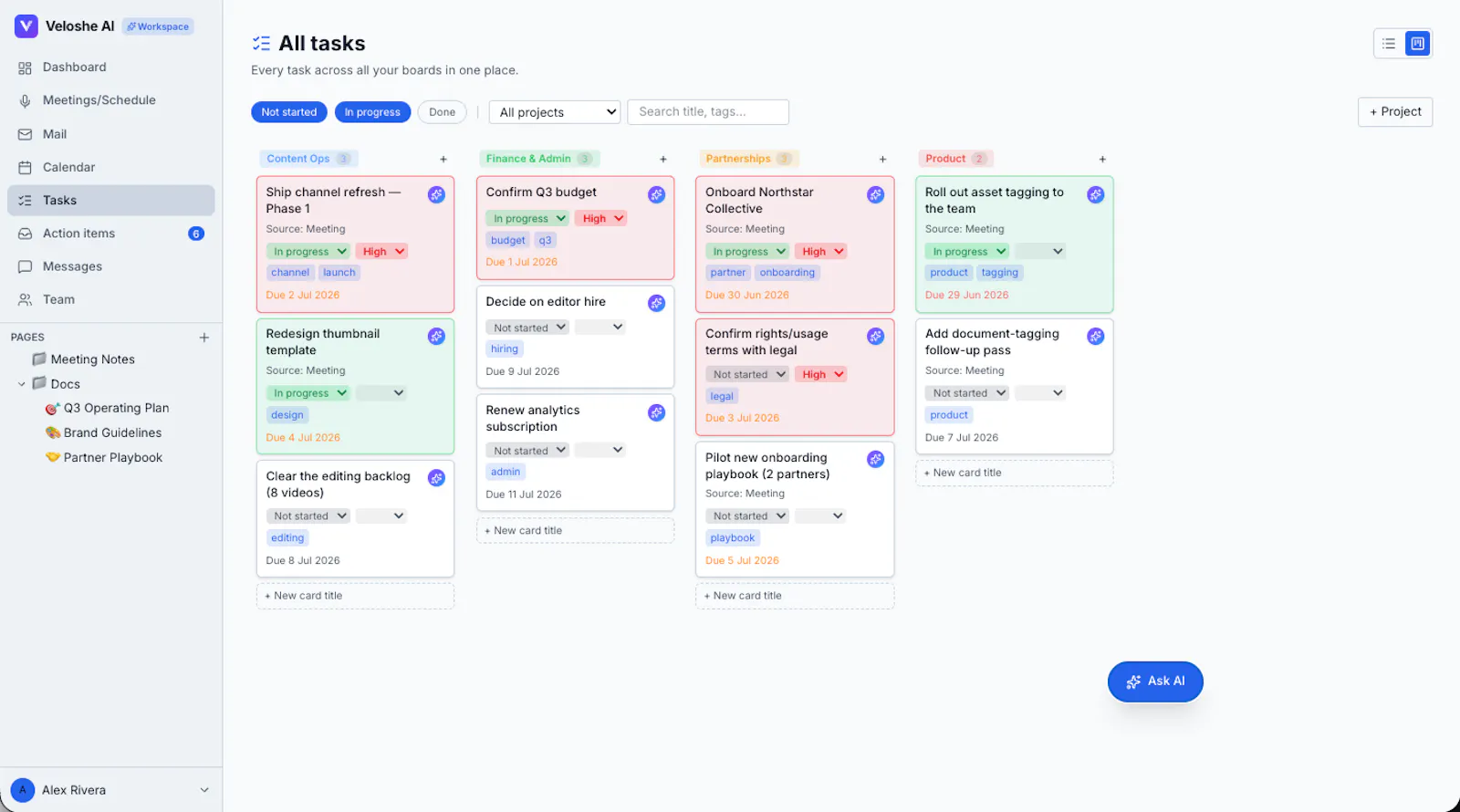 Veloshe AI Workspace screenshot 5