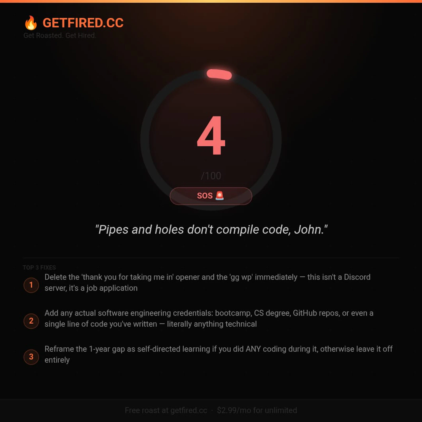 GetFired screenshot 1