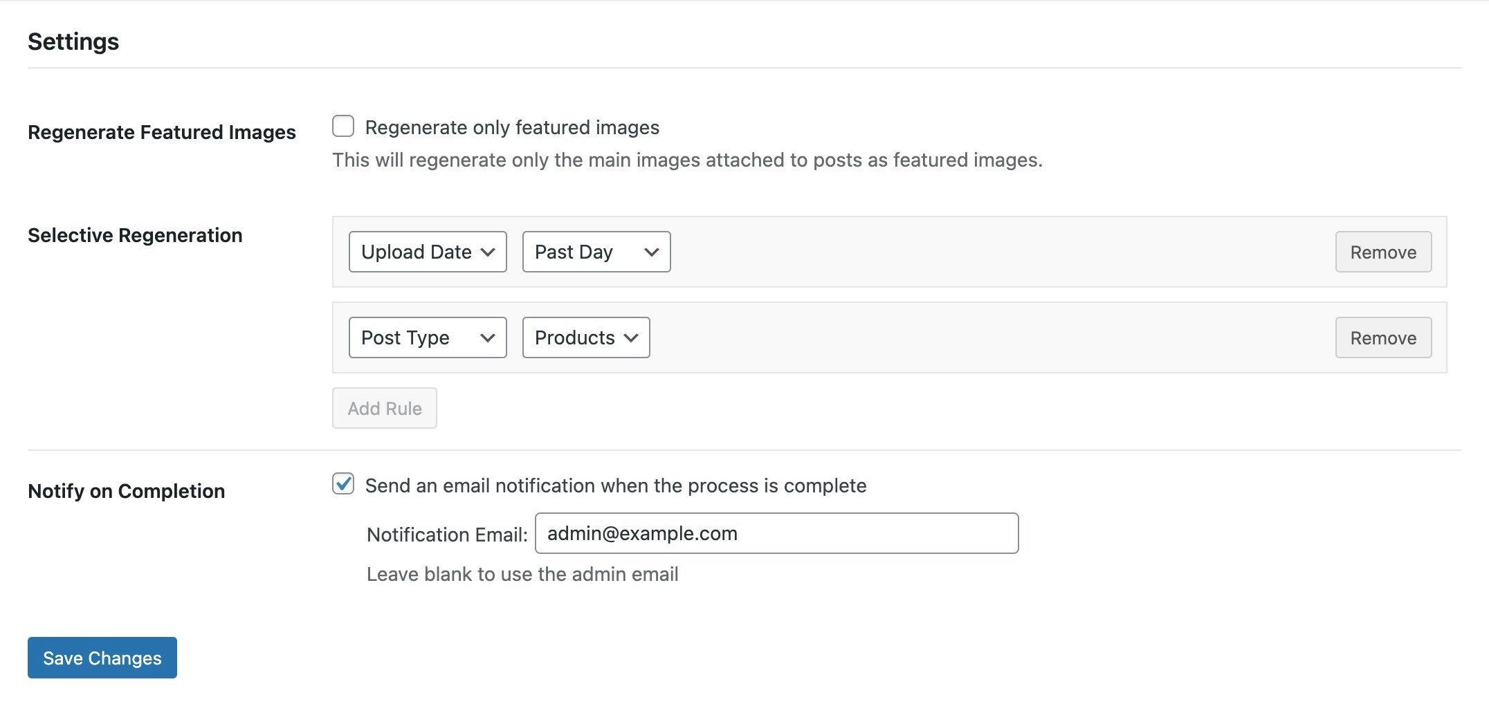Media Rethumbify - Alat Regenerasi Thumbnail Seterusnya untuk WordPress 2