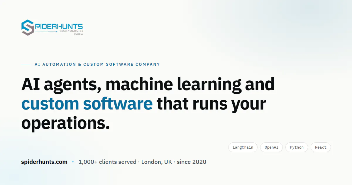 SpiderHunts Technologies gallery image