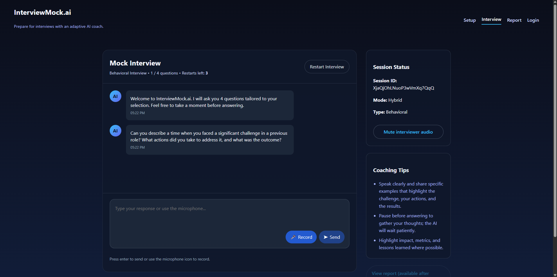 InterviewMock.ai - Screenshot 2 preview