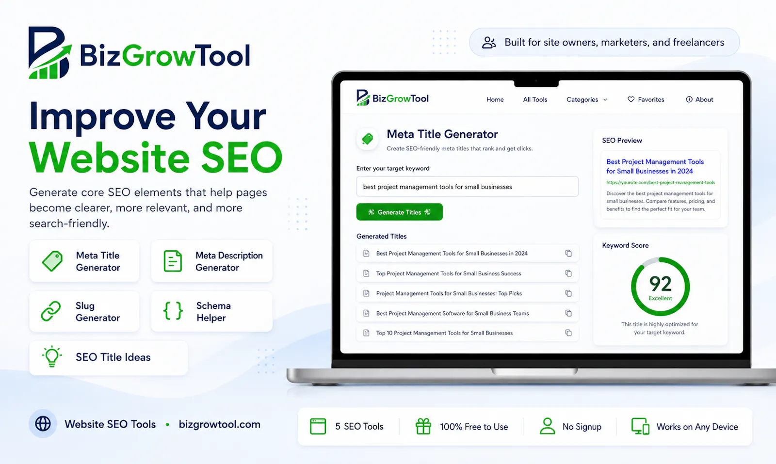 BizGrowTool screenshot 2
