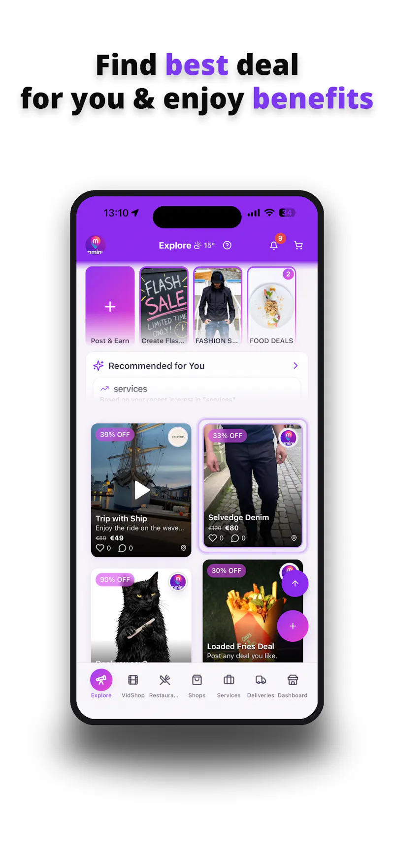mminu — sell without paying for ads  screenshot 2