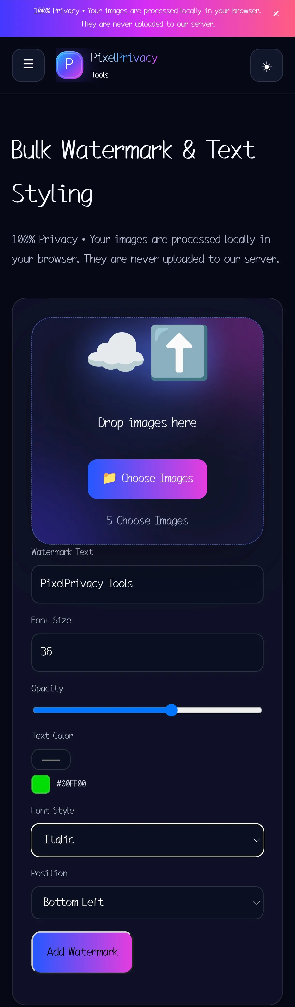 PixelPrivacy Tools gallery image