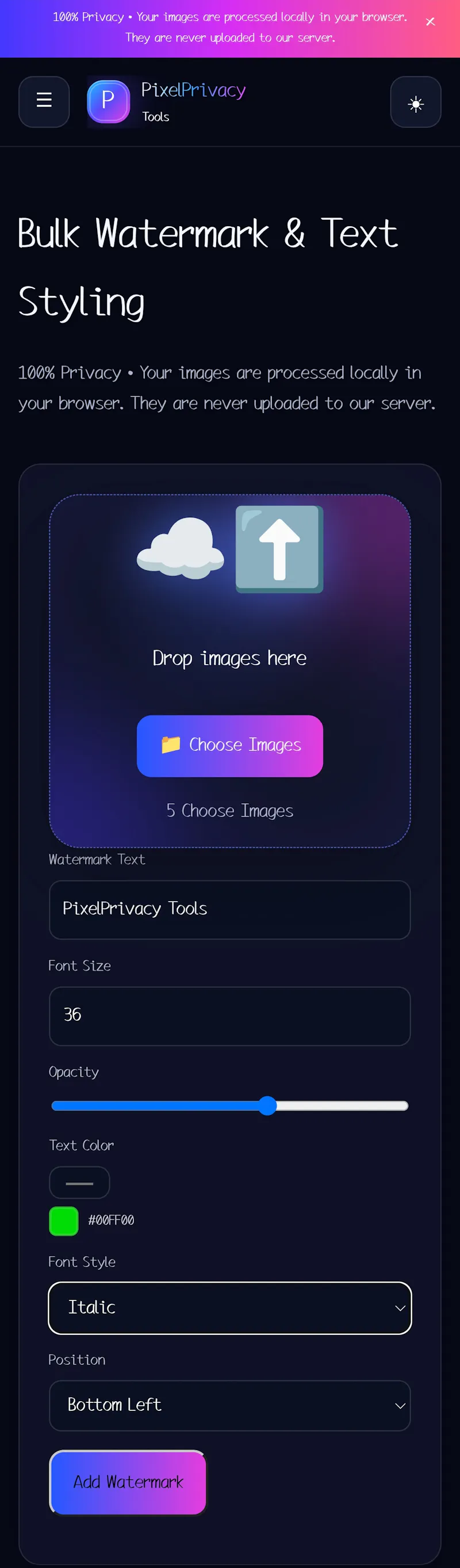 PixelPrivacy Tools screenshot 6