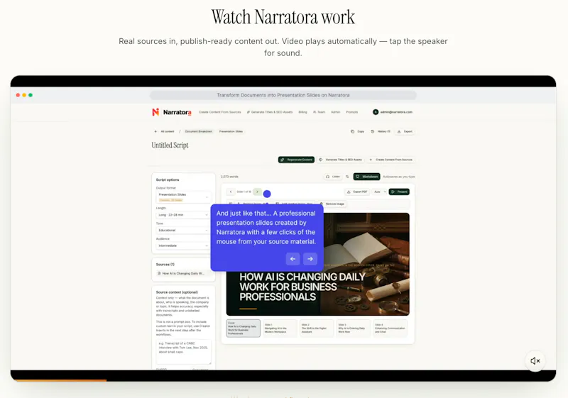 Narratora screenshot 6