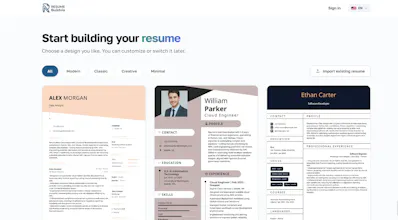 ResumeBuildvia gallery image