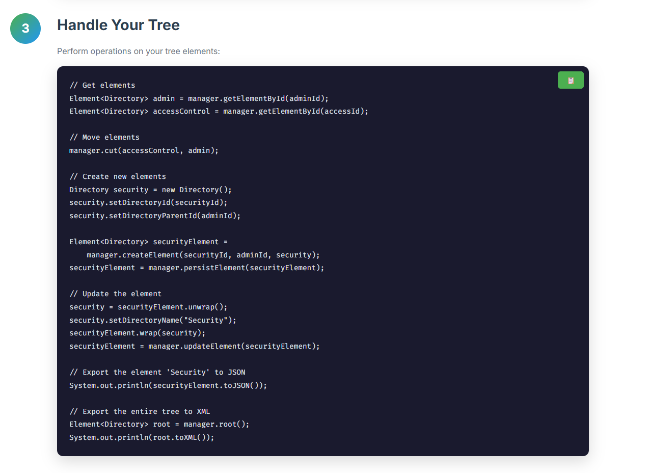 HappyTree API - Screenshot 4 showing product features and functionality