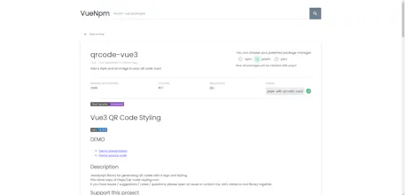 VueNpm gallery image