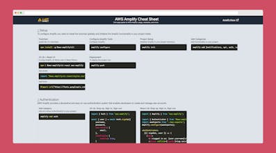 Aws Amplify Cheat Sheet gallery image