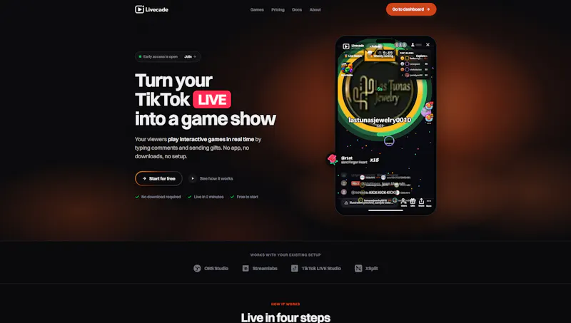 Livecade screenshot 1