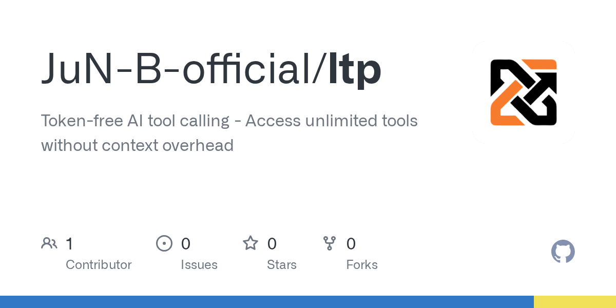 LTP (Lazy Tool Protocol) - Main product screenshot demonstrating key features and user interface
