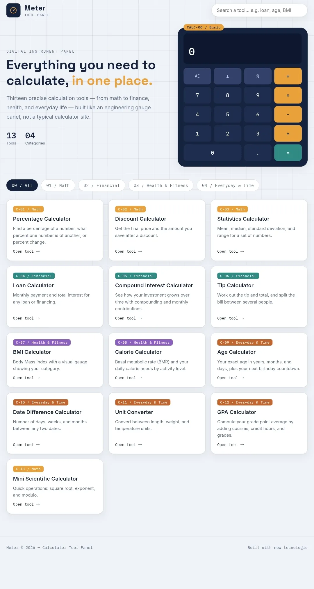 Meter — Calculator Panel gallery image