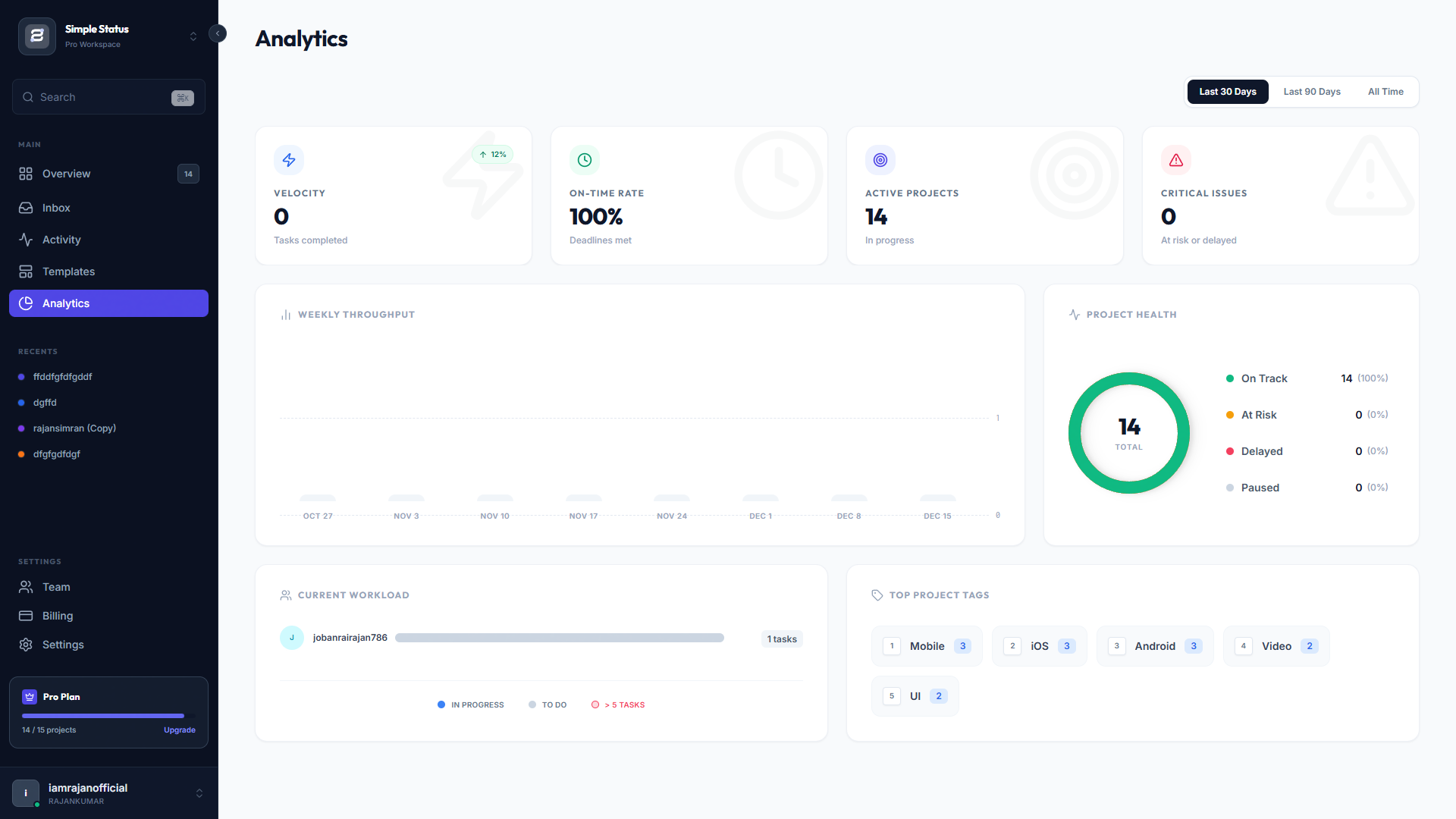 Simple Status gallery image