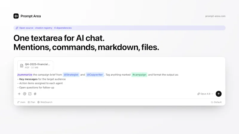 Prompt Area screenshot 3