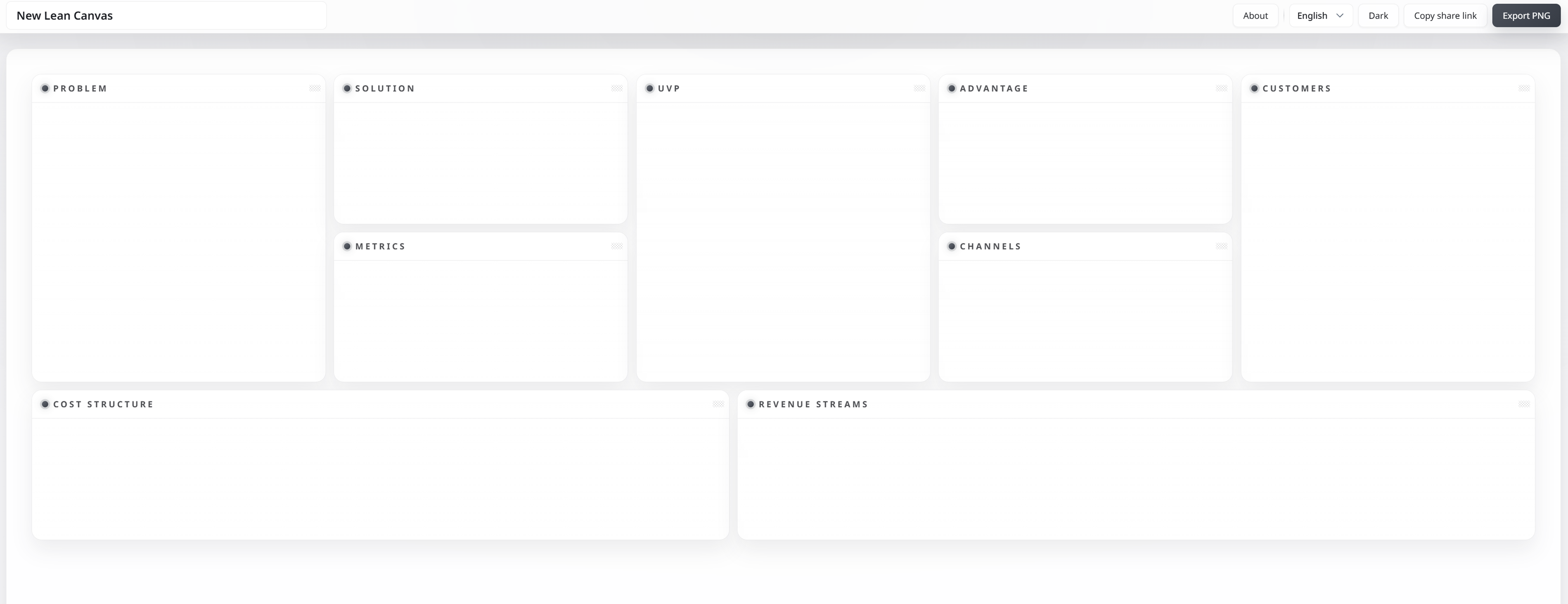 Lean Canvas Maker gallery image