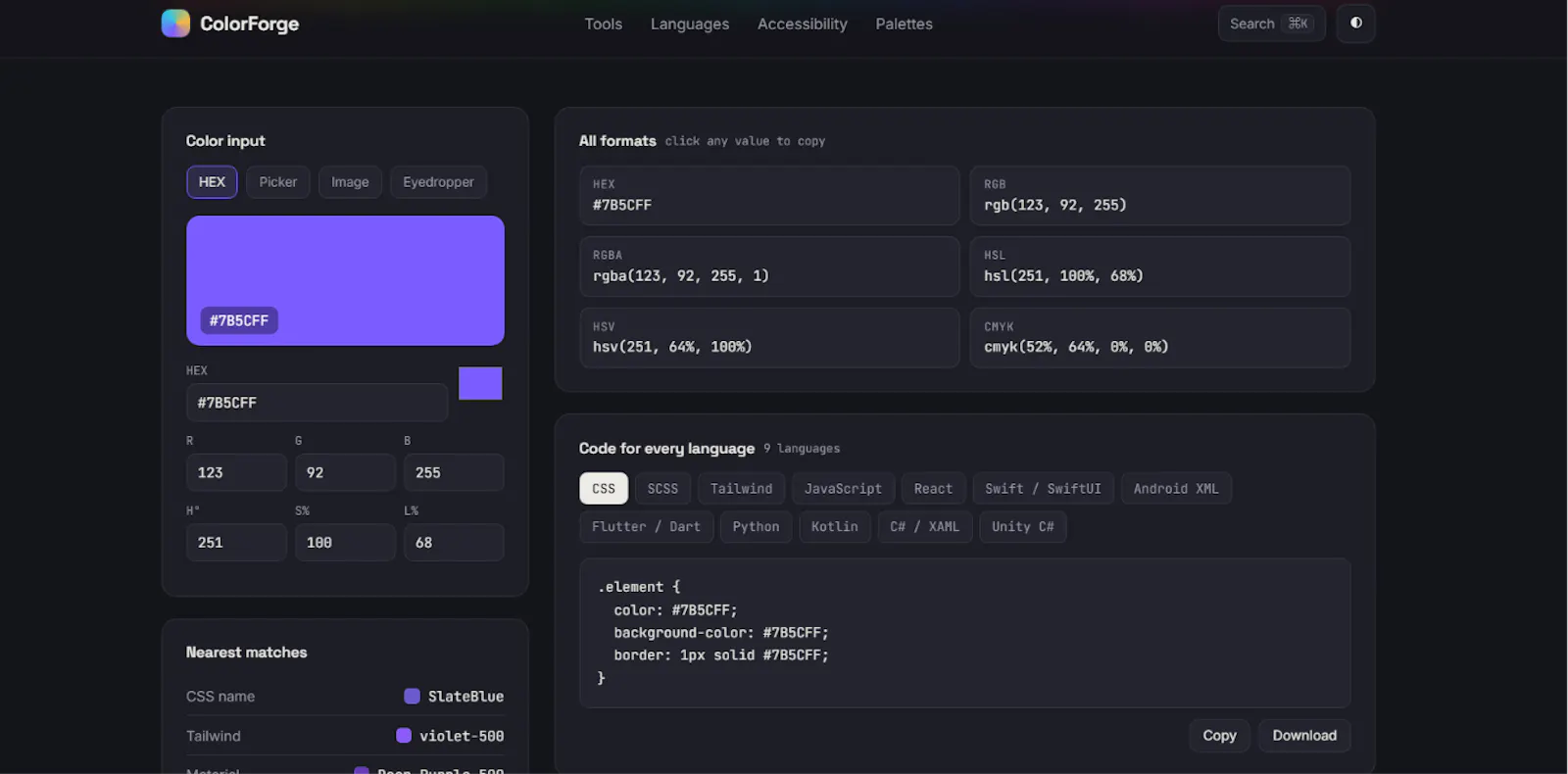 ColorForge screenshot 2