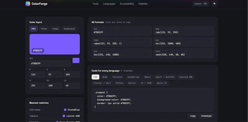 ColorForge screenshot 2