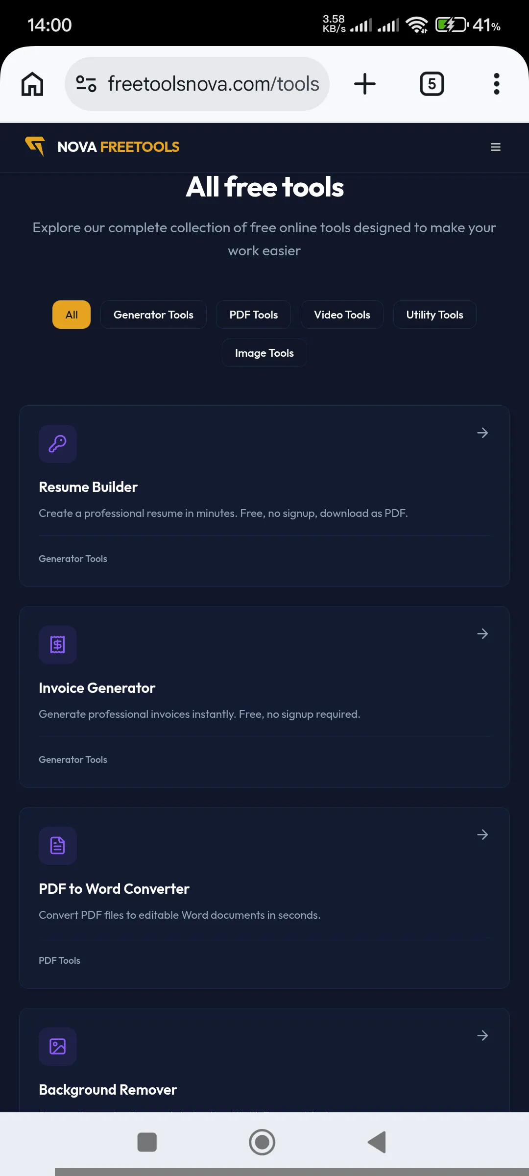 Freetoolsnova gallery image