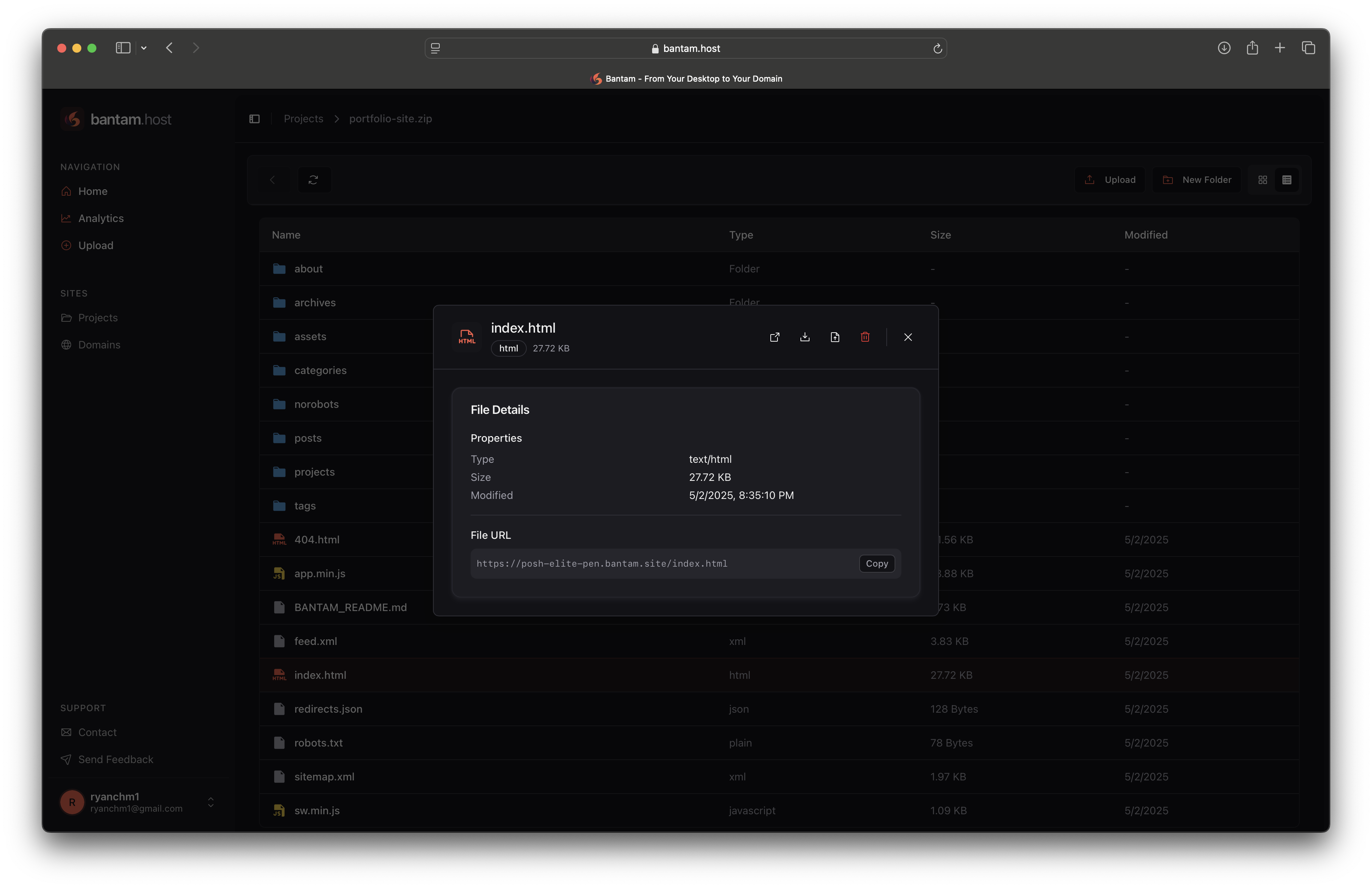 bantam.host - From Your Desktop to Your Domain media 10
