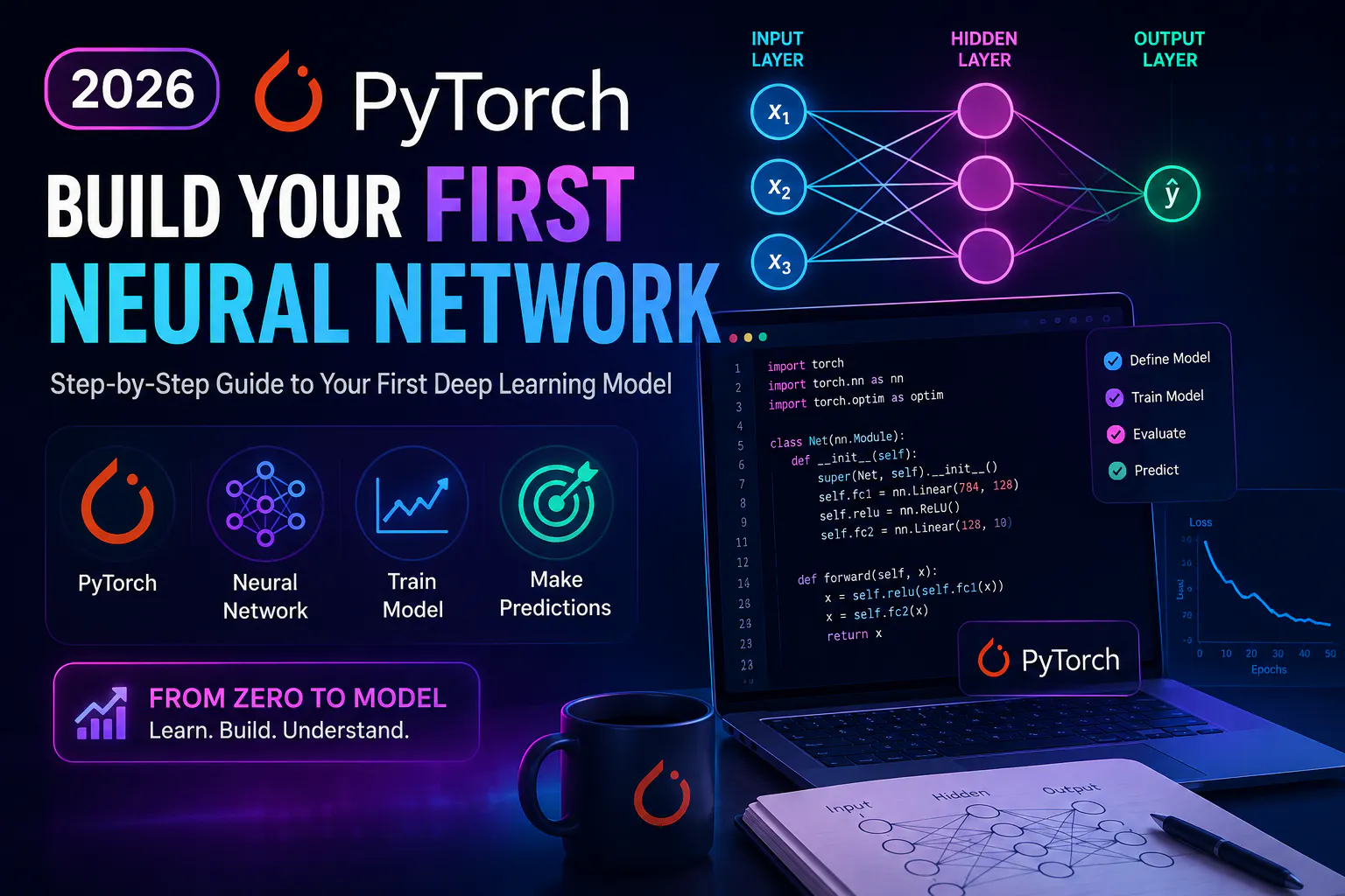 PyTorch Neural Network Guide logo