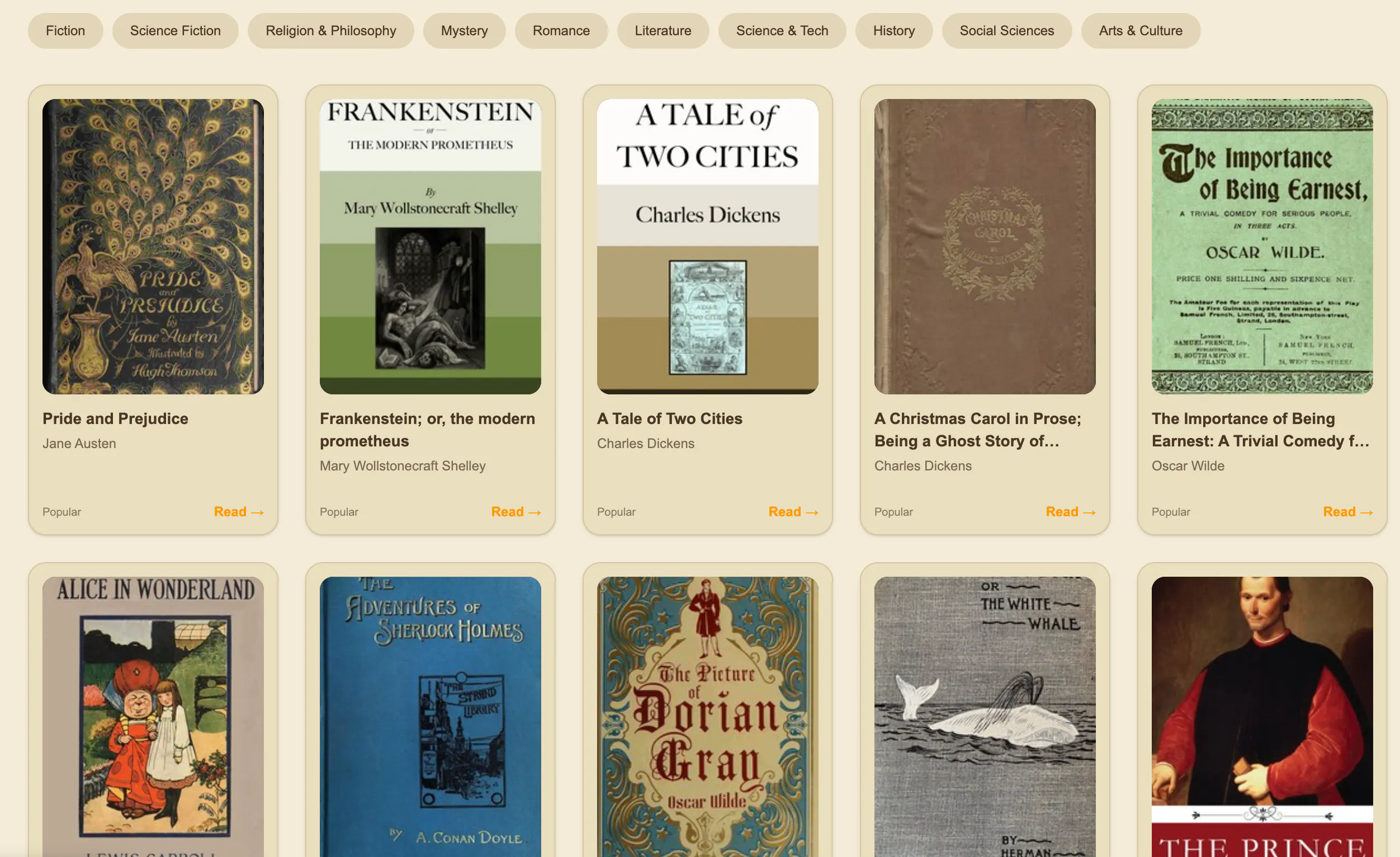 TomeReader gallery image