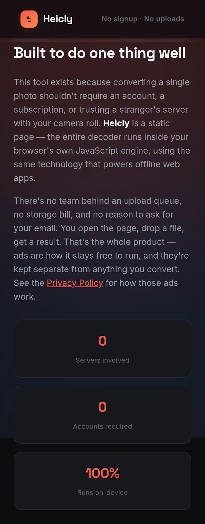 Heicly screenshot 3