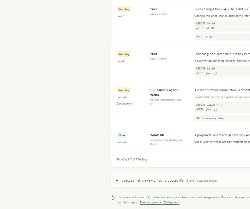 Catalog Change Review gallery image