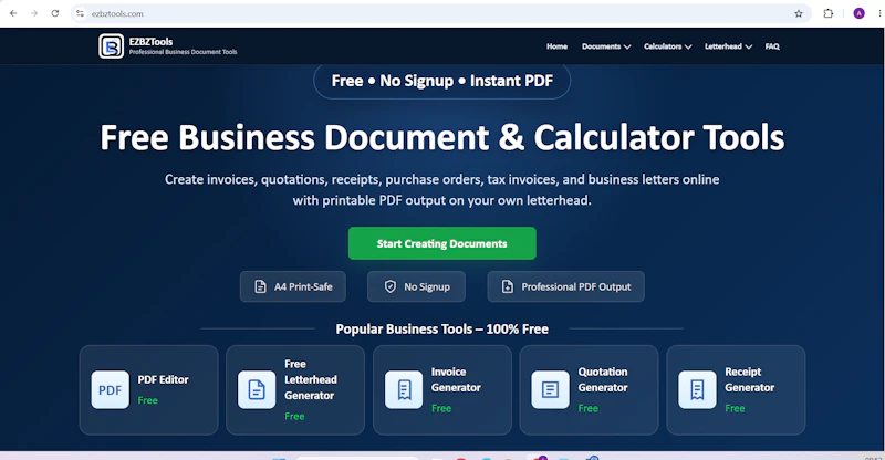 EZBZTools.com screenshot 3