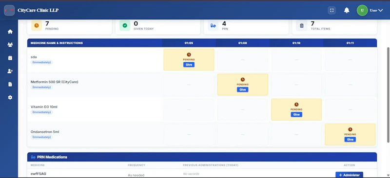 Cliniqwise screenshot 7