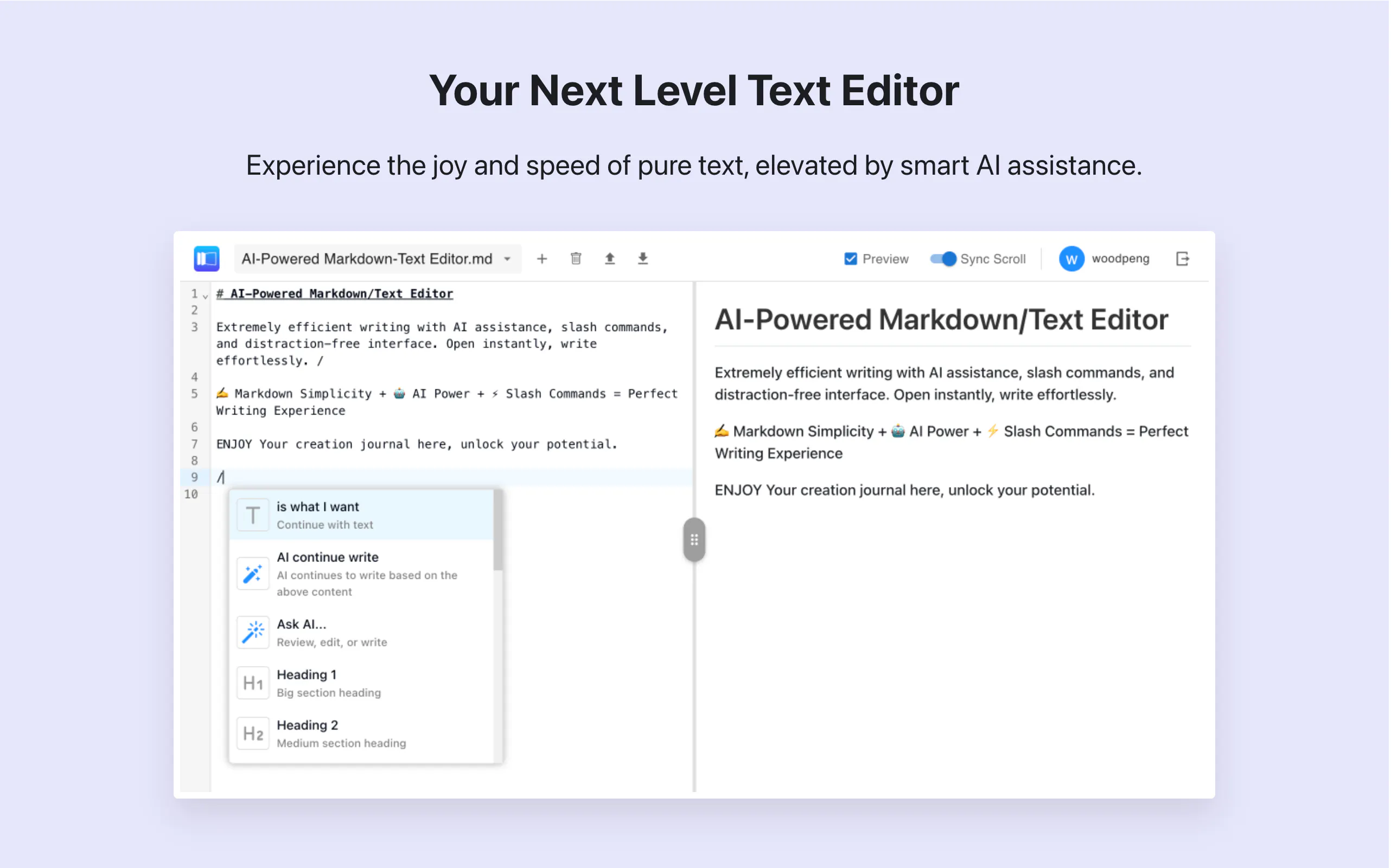 FunBlocks AI Markdown Editor : Experience the joy and speed of pure ...