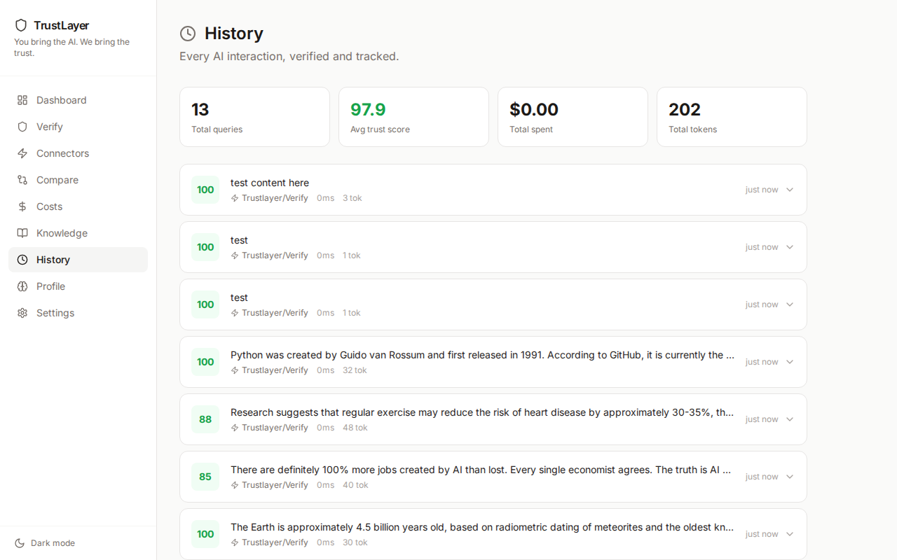 TrustLevel AI gallery image