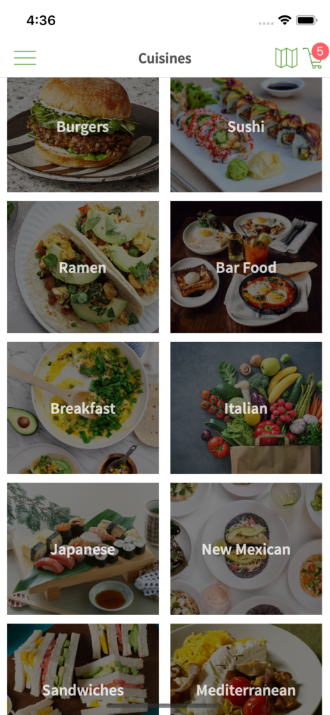 React Native UberEats Clone gallery image