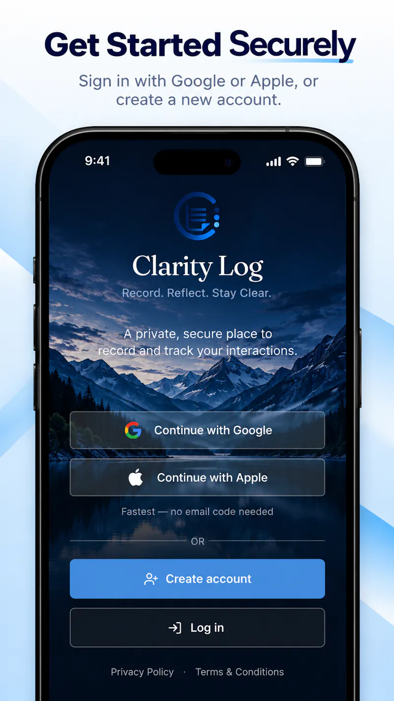 Clarity-Log screenshot 1