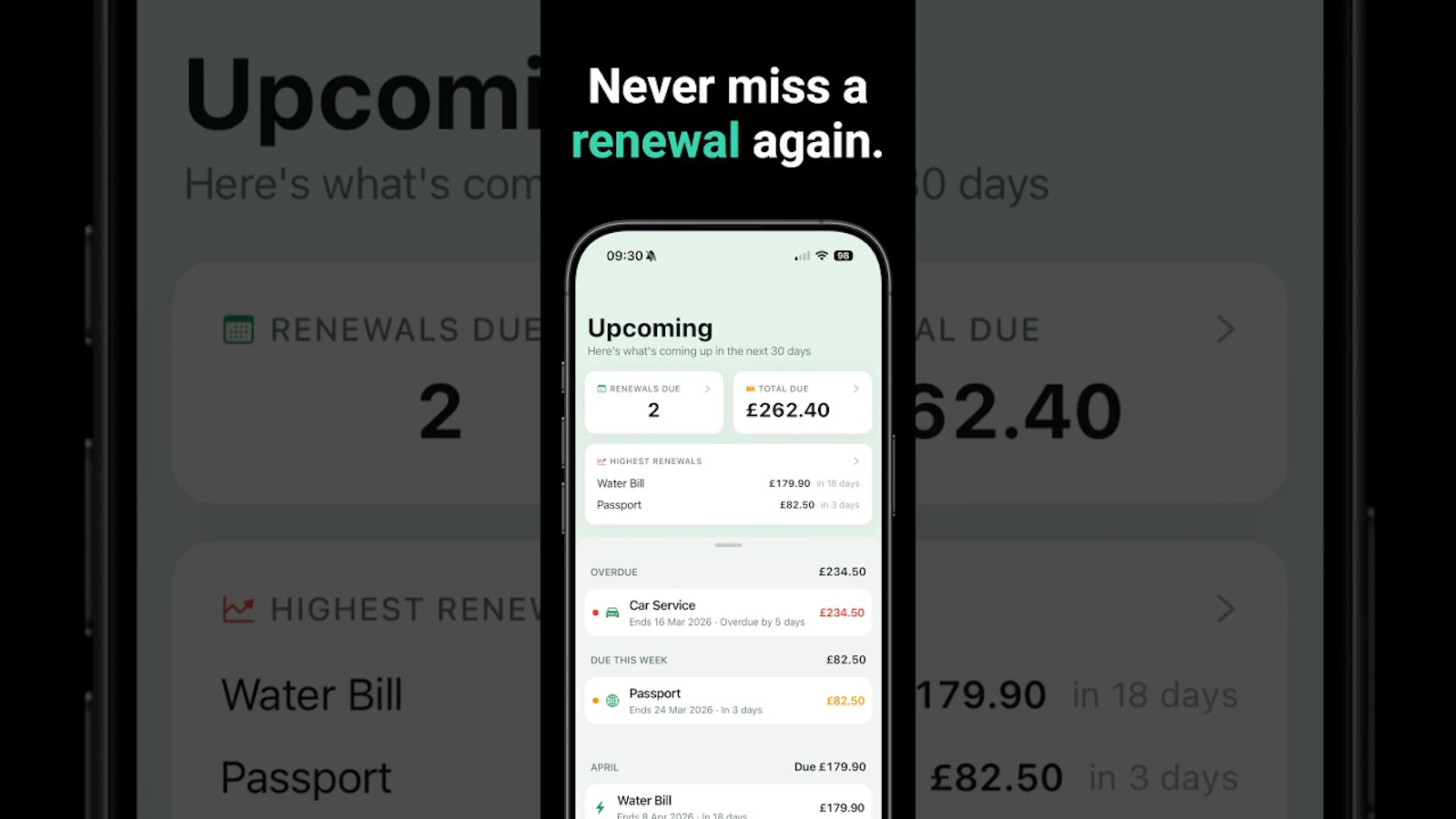 All Renewals: Manager screenshot 1 (video preview)