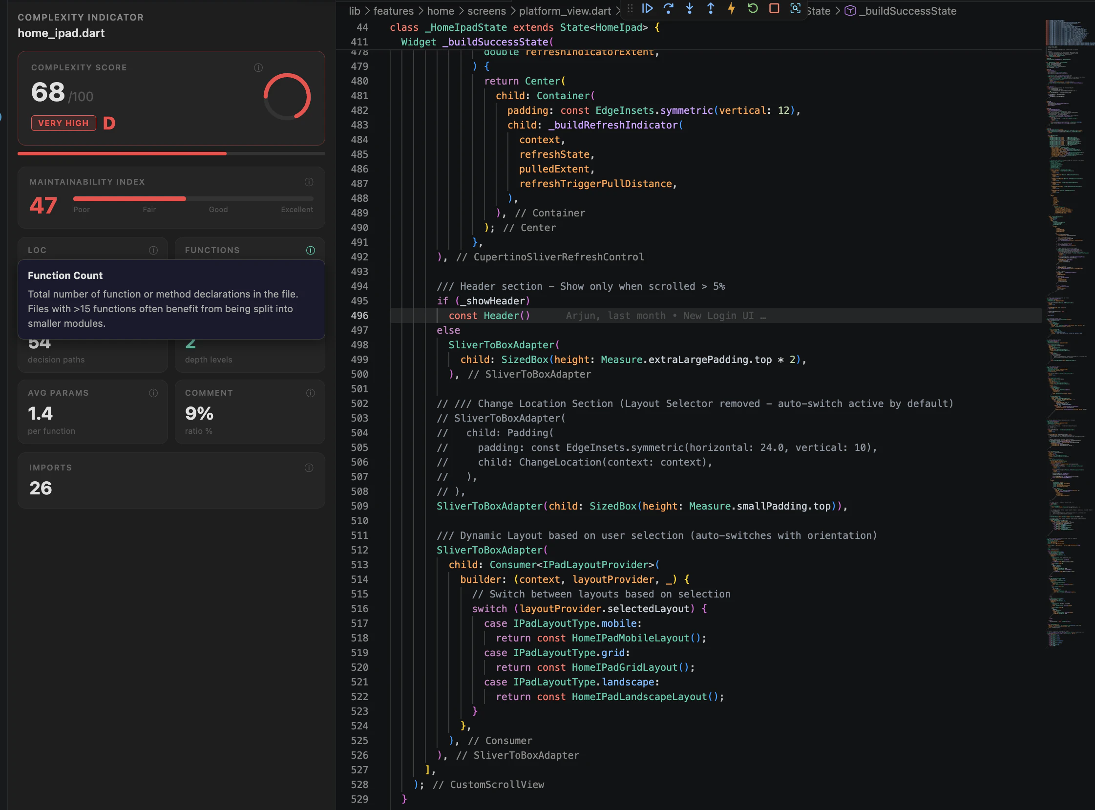 Complexity Indicator screenshot 1