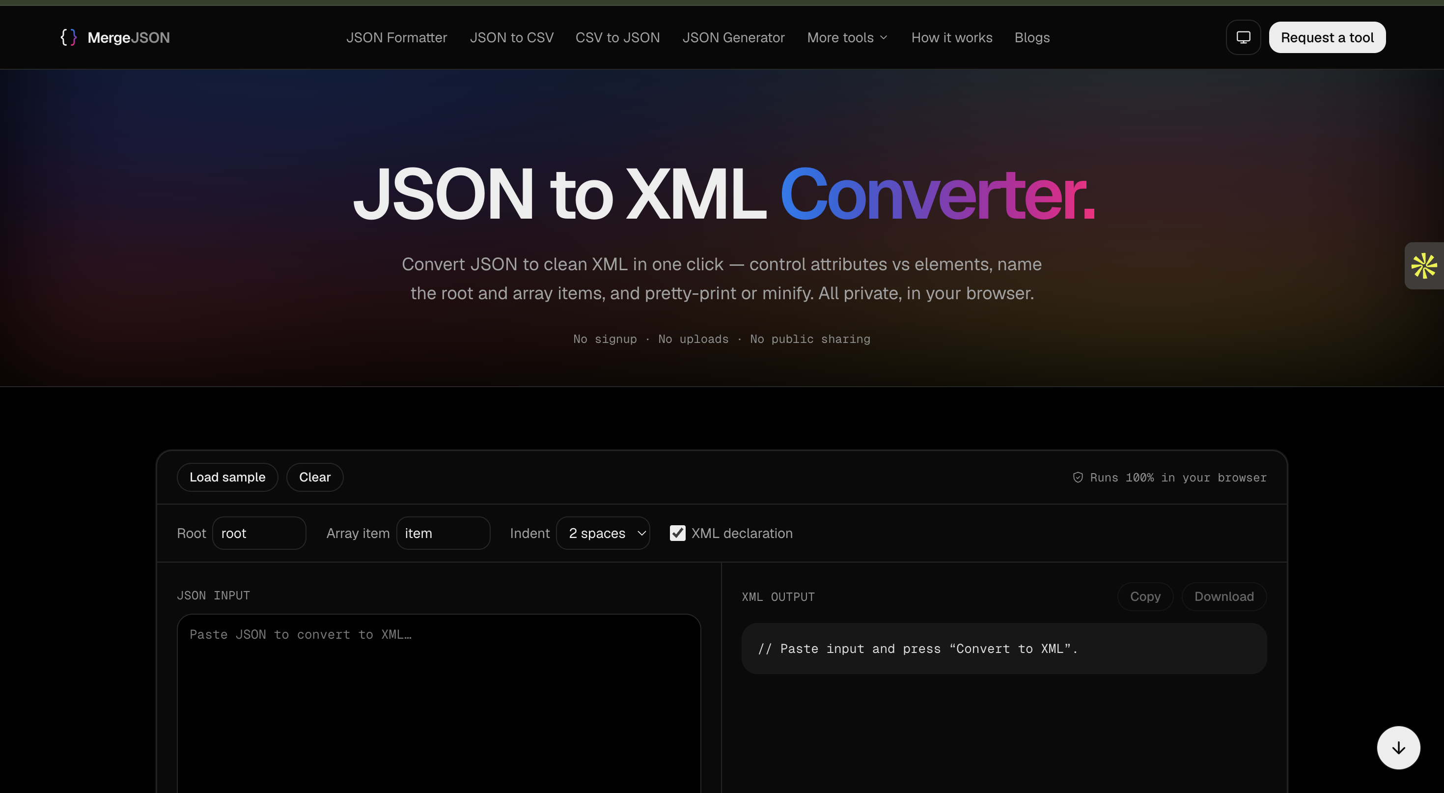 Merge JSON gallery image