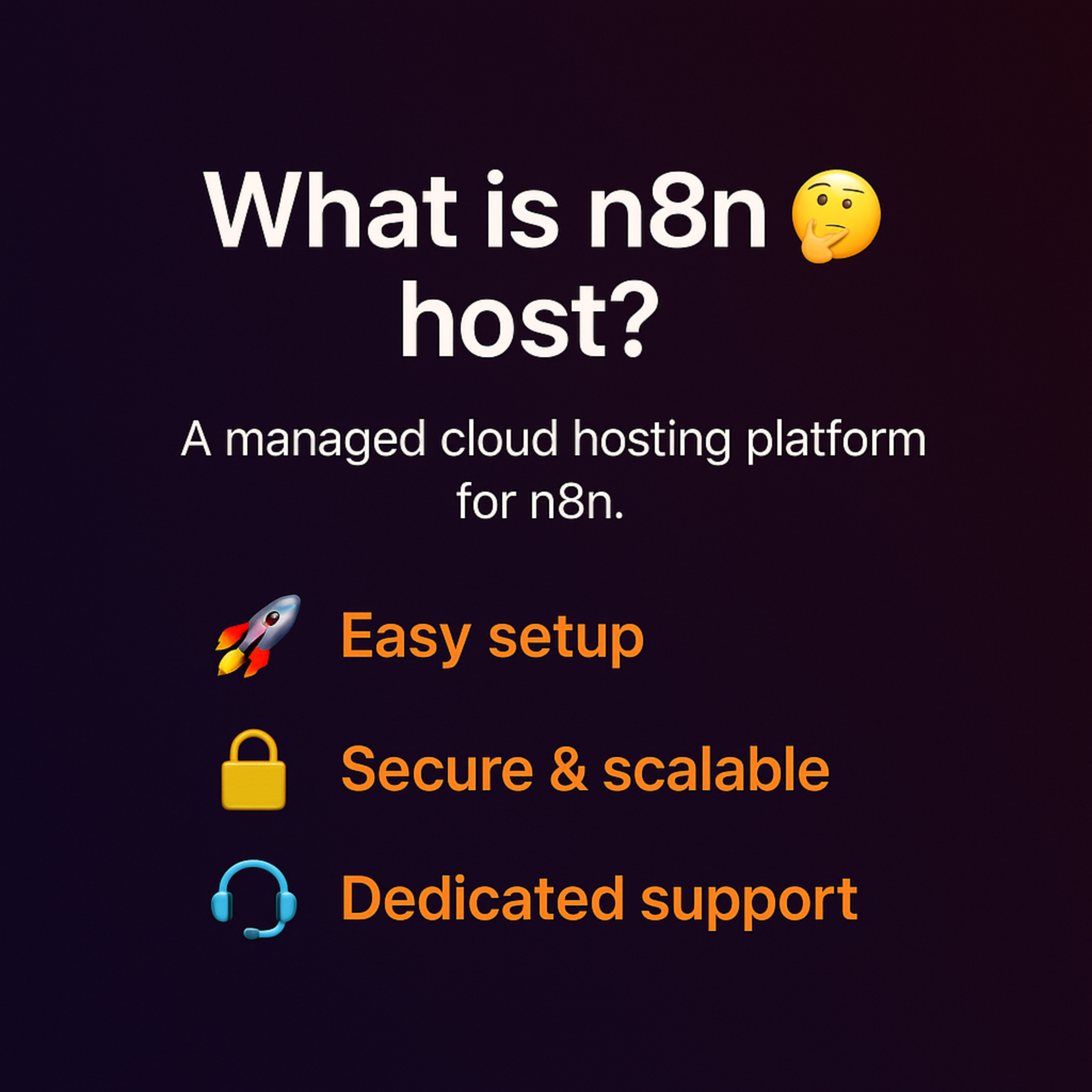 n8nhost.io - Automazione ospitata senza sforzo con N8N pronto in pochi minuti. media 2