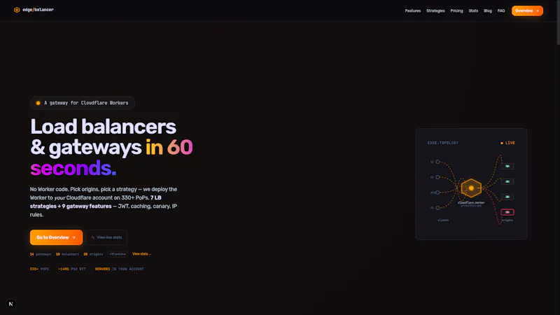 EdgeBalancer screenshot 1