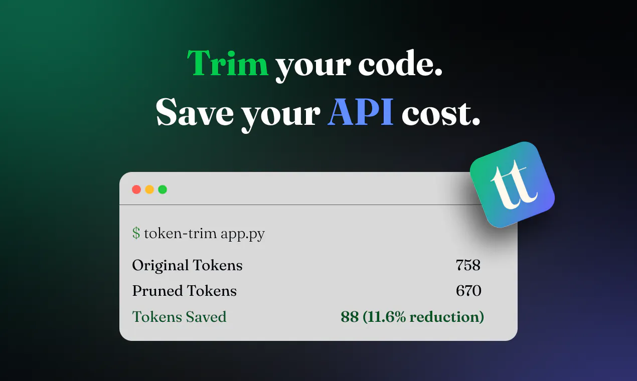 token-trim — Save AI Tokens gallery image